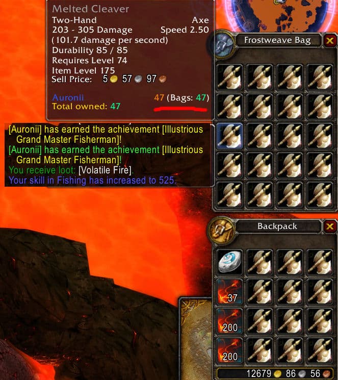 Grey junk like these melted cleavers add up