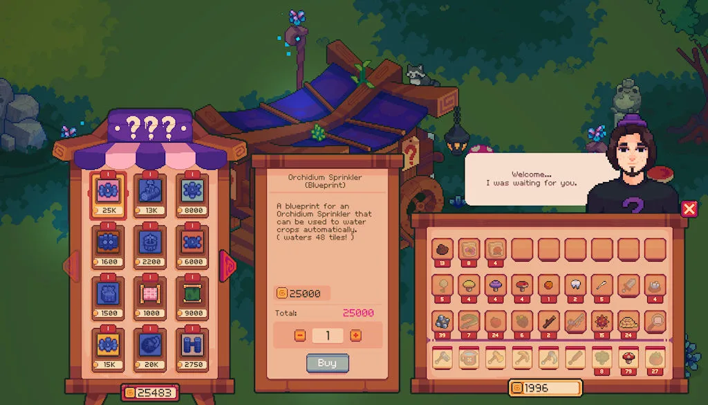 Travelling merchant Michael stock