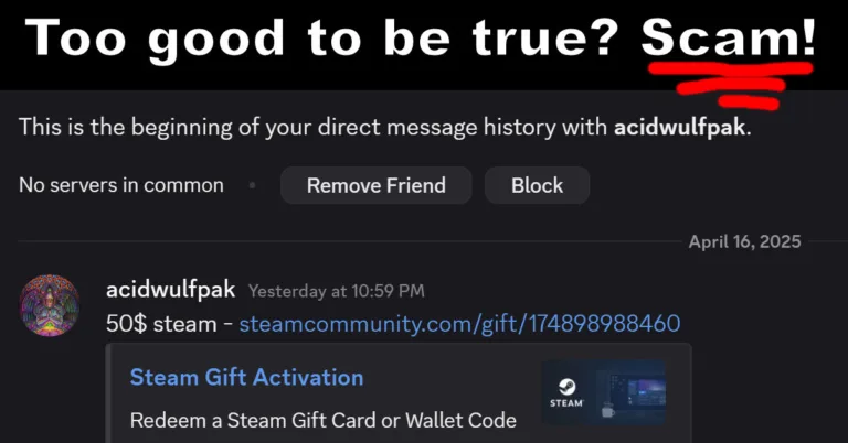 steam community phishing scam
